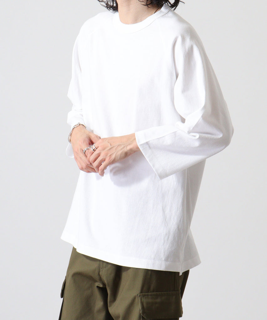 OE1250 オーフﾟンエントﾞリラックスフィットラクﾞランTシャツ