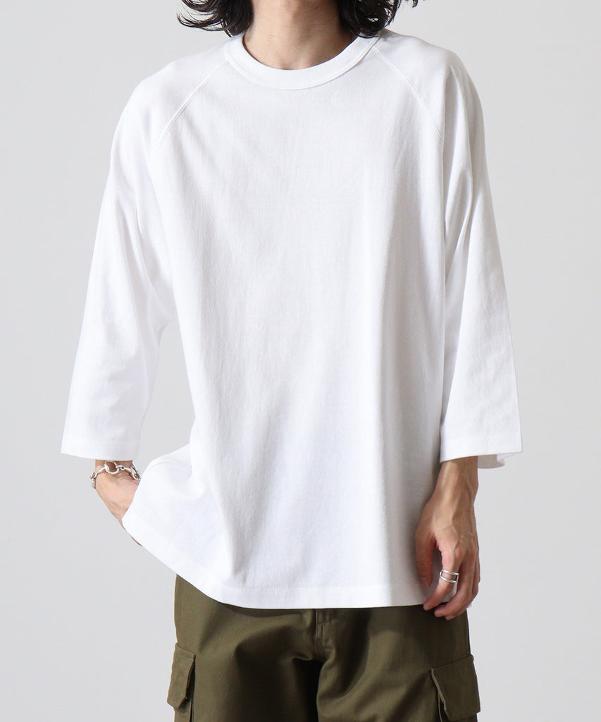 OE1250 オーフﾟンエントﾞリラックスフィットラクﾞランTシャツ