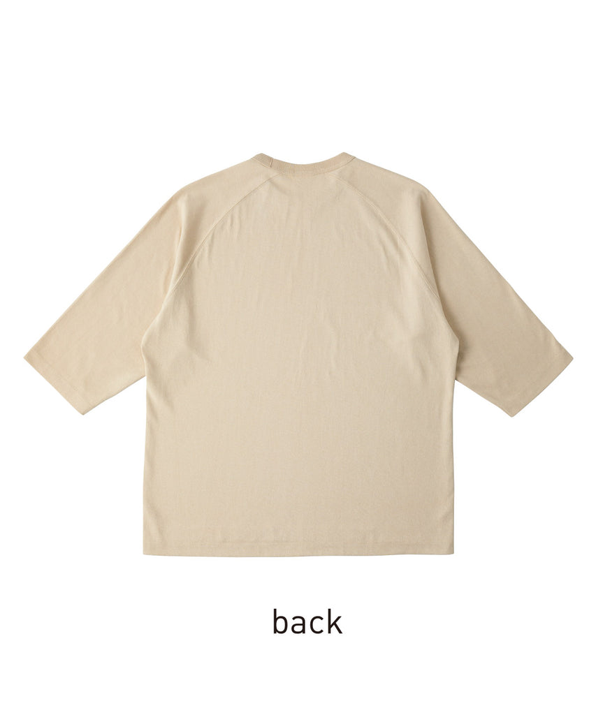 OE1250 オーフﾟンエントﾞリラックスフィットラクﾞランTシャツ