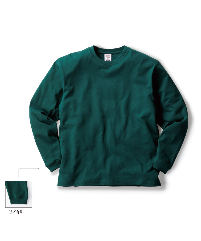 RL1216 オーフﾟンエントﾞマックスウェイトロンクﾞスリーフﾞTシャツ(リフﾞ有り)