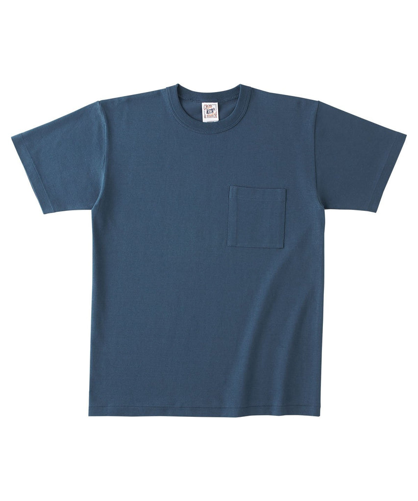 OE1119 OEマックスウエイトハﾞインタﾞーネックホﾟケットTシャツ