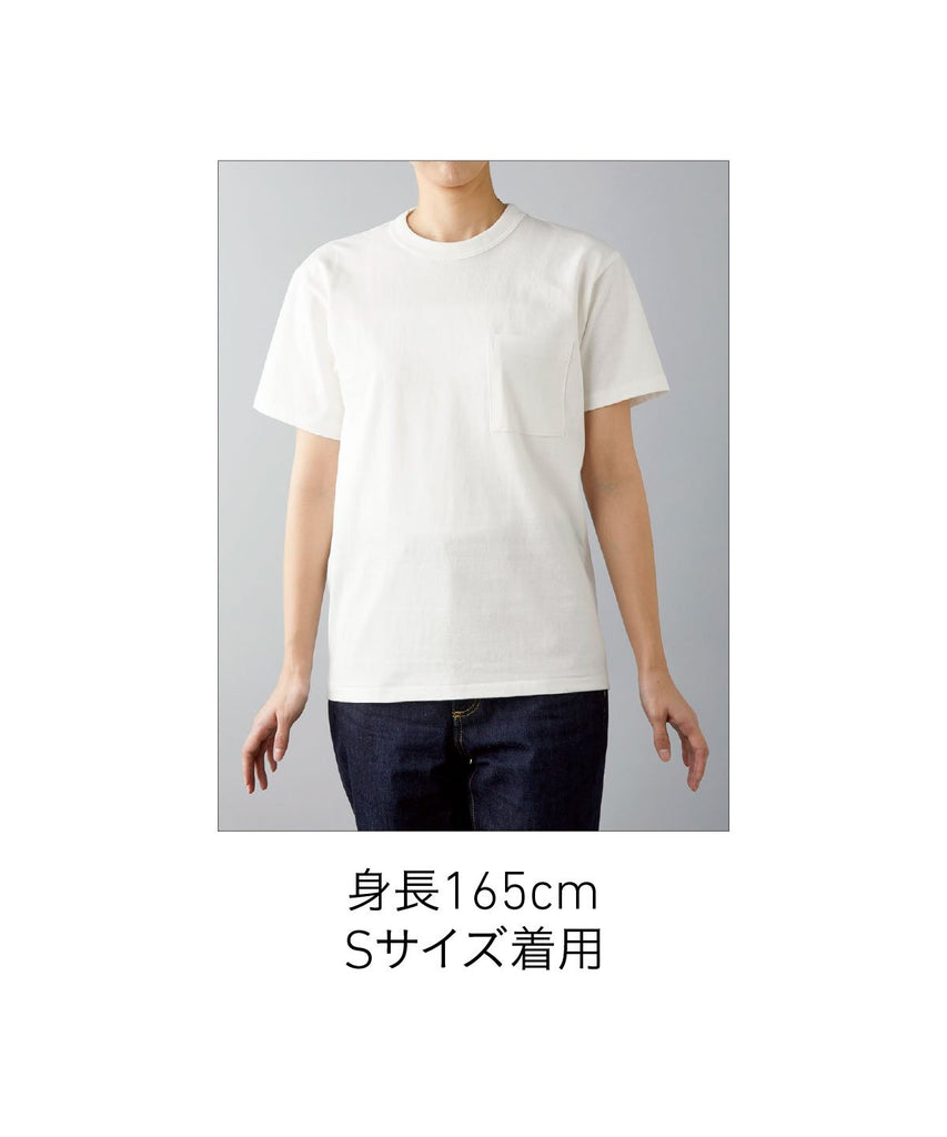 OE1119 OEマックスウエイトハﾞインタﾞーネックホﾟケットTシャツ