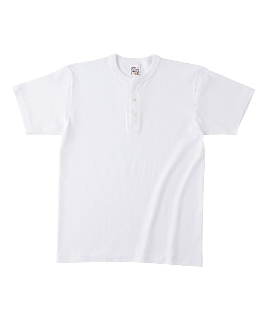 OE1120 OEマックスウエイトヘンリーネックTシャツ