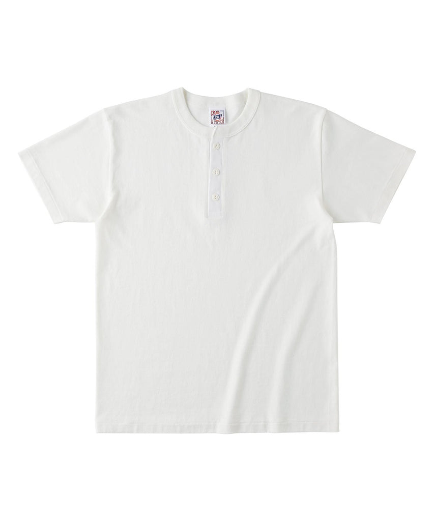 OE1120 OEマックスウエイトヘンリーネックTシャツ