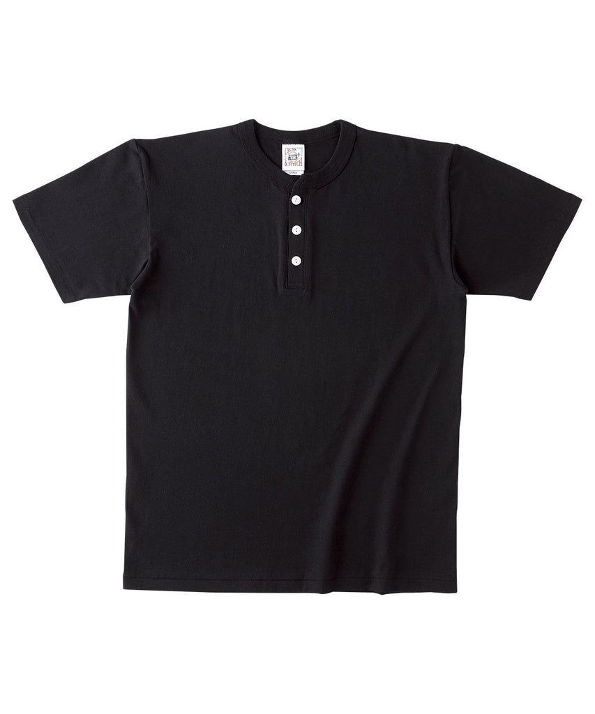 OE1120 OEマックスウエイトヘンリーネックTシャツ