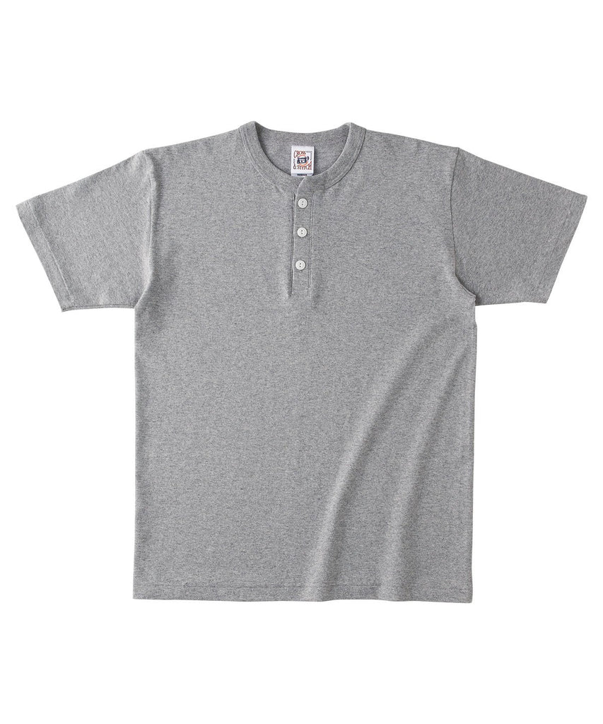 OE1120 OEマックスウエイトヘンリーネックTシャツ