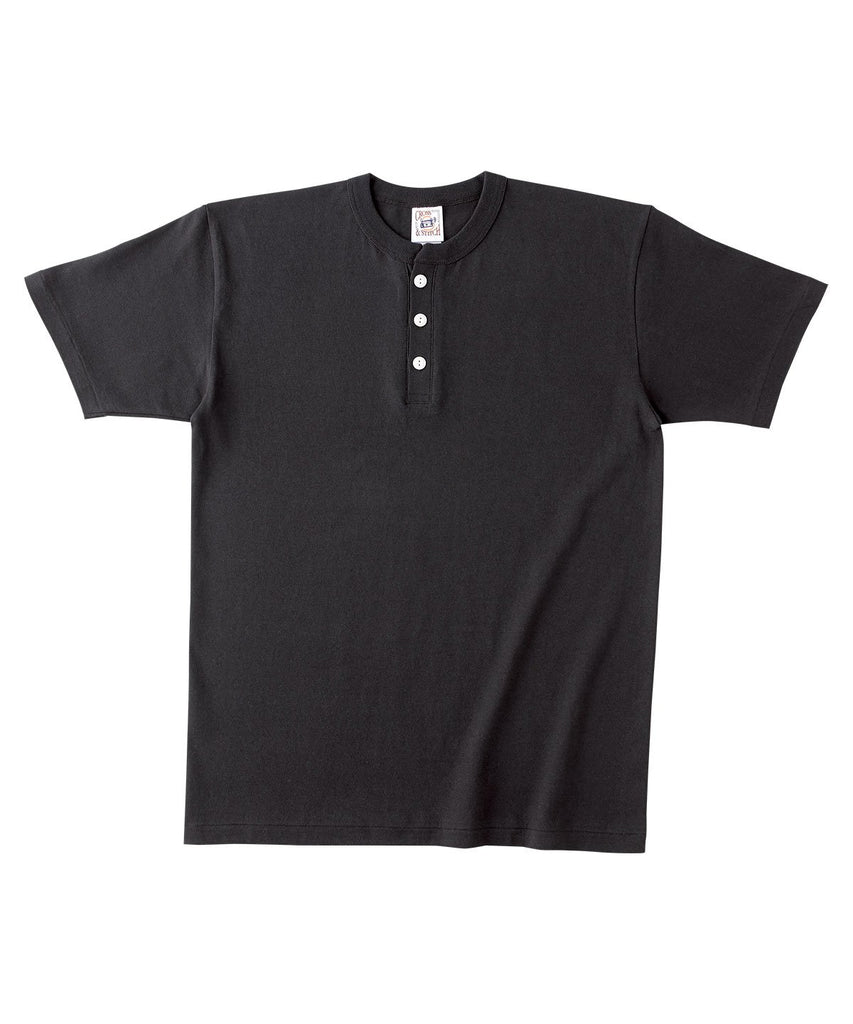 OE1120 OEマックスウエイトヘンリーネックTシャツ