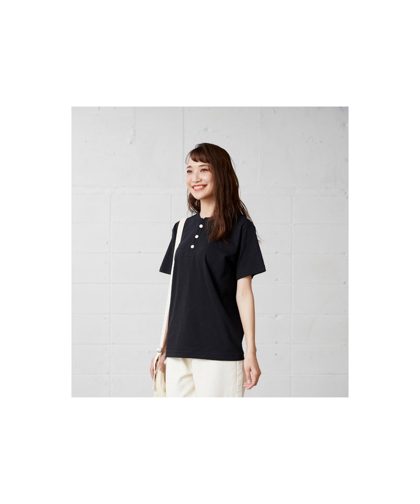 OE1120 OEマックスウエイトヘンリーネックTシャツ