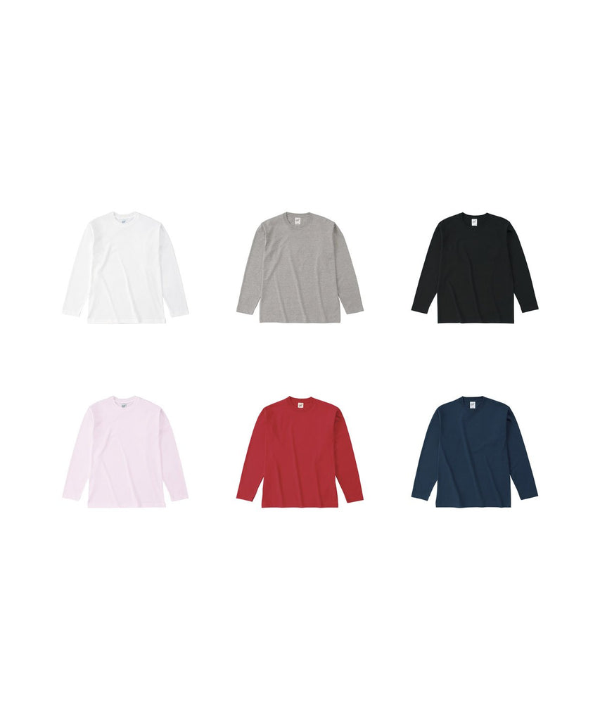 OE1210 オーフﾟンエントﾞマックスウェイトロンクﾞスリーフﾞTシャツ(リフﾞ無し)