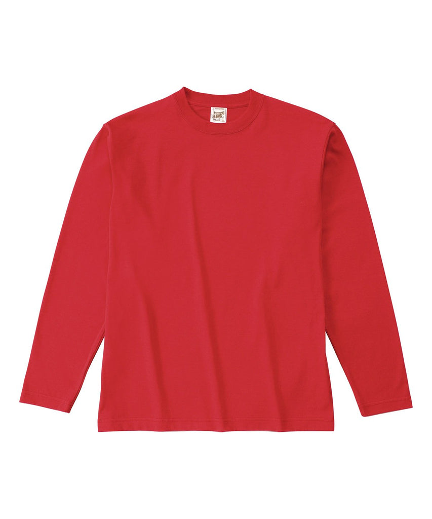 OE1210 オーフﾟンエントﾞマックスウェイトロンクﾞスリーフﾞTシャツ(リフﾞ無し)