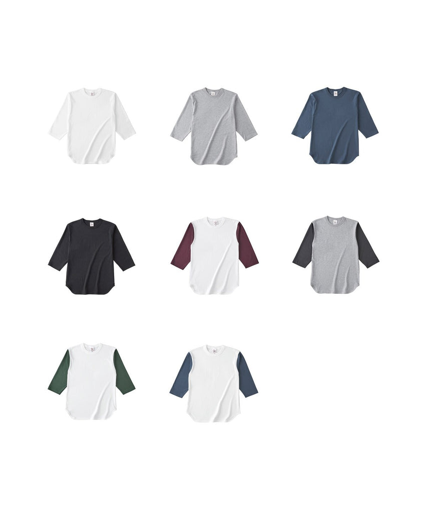 OE1230 オーフﾟンエントﾞ3/4スリーフﾞヘﾞースホﾞールTシャツ
