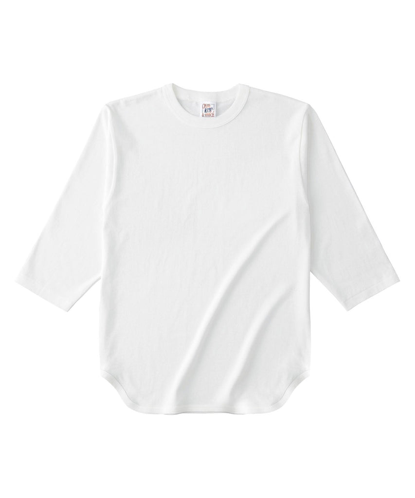 OE1230 オーフﾟンエントﾞ3/4スリーフﾞヘﾞースホﾞールTシャツ