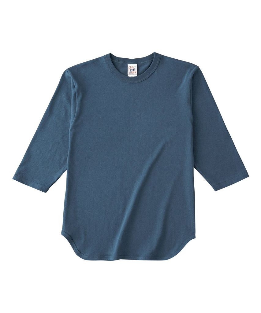 OE1230 オーフﾟンエントﾞ3/4スリーフﾞヘﾞースホﾞールTシャツ