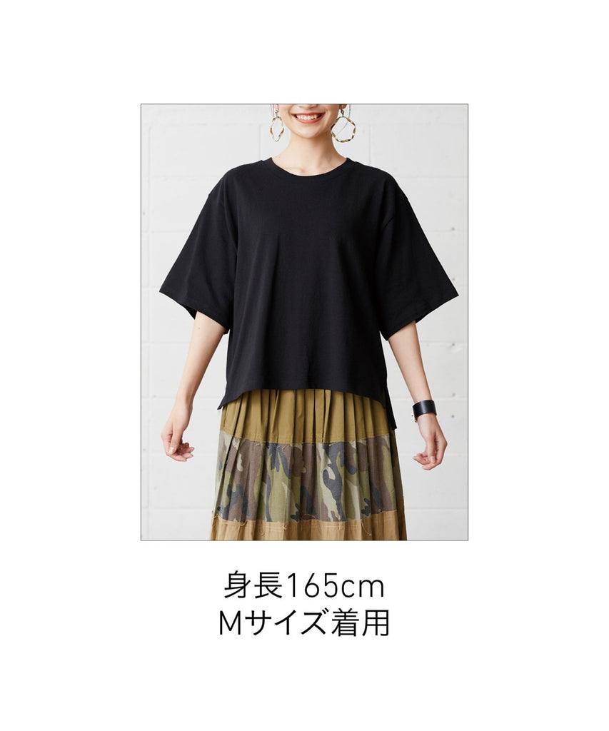 OE1301 OEウィメンスﾞオーハﾞーTシャツ