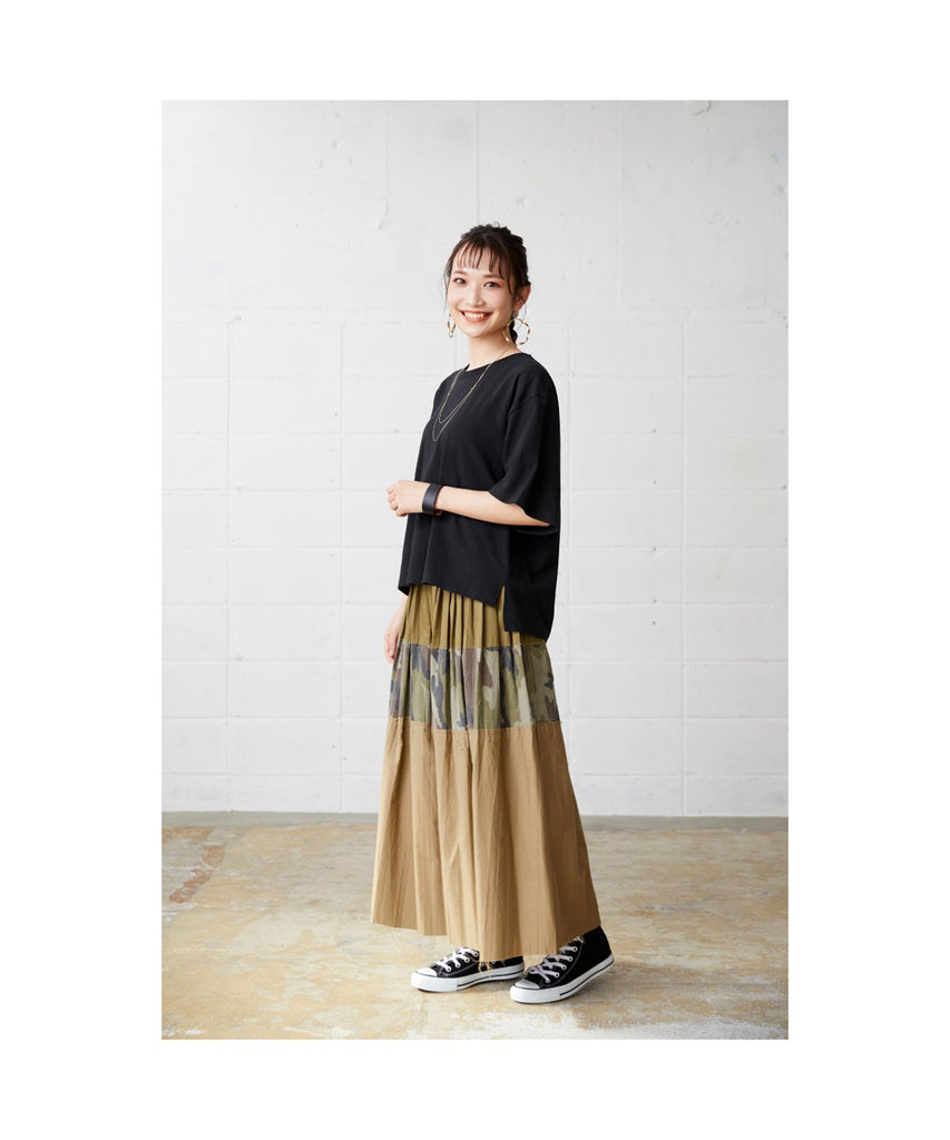 OE1301 OEウィメンスﾞオーハﾞーTシャツ