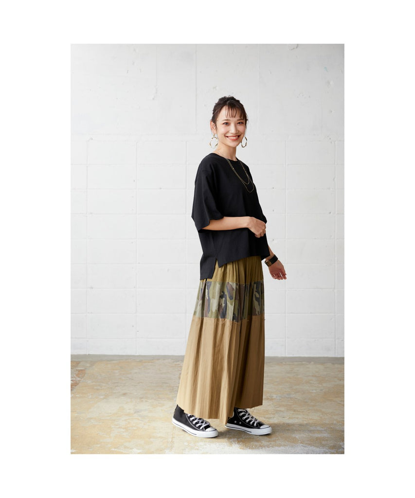 OE1301 OEウィメンスﾞオーハﾞーTシャツ