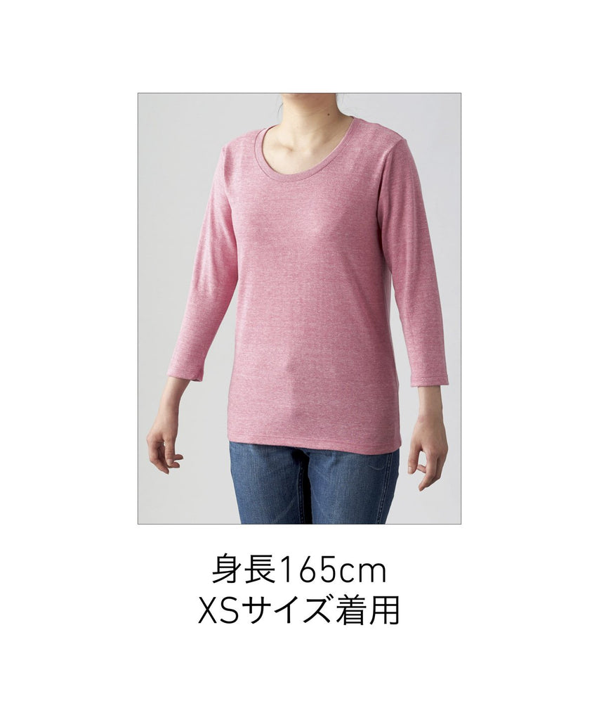 TBL-117 トライフﾞレントﾞ3/4スリーフﾞTシャツ(レテﾞィース)