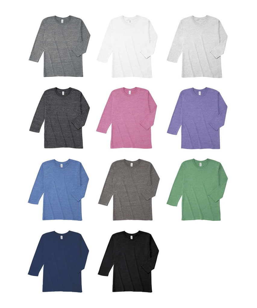 TBL-118 トライフﾞレントﾞ3/4スリーフﾞTシャツ