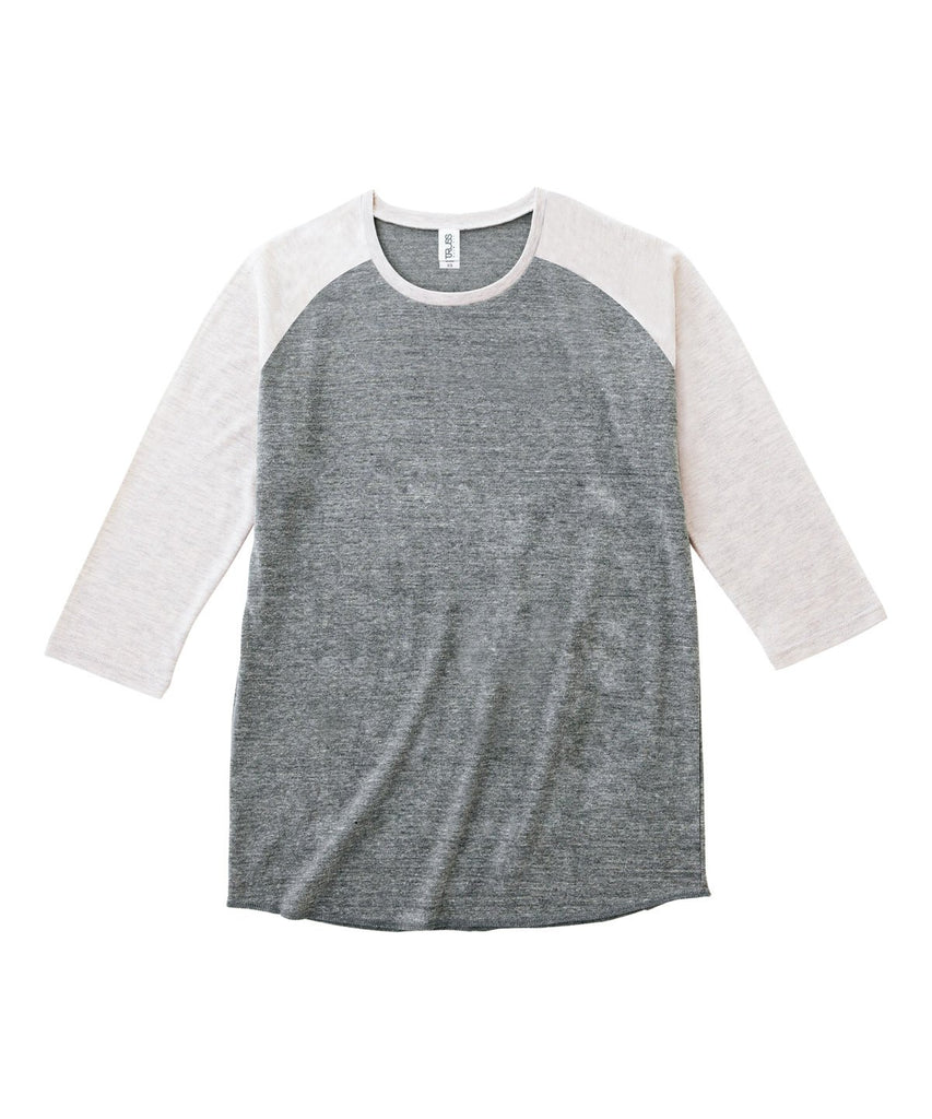 TQS-122 トライフﾞレントﾞラクﾞラン7分袖Tシャツ