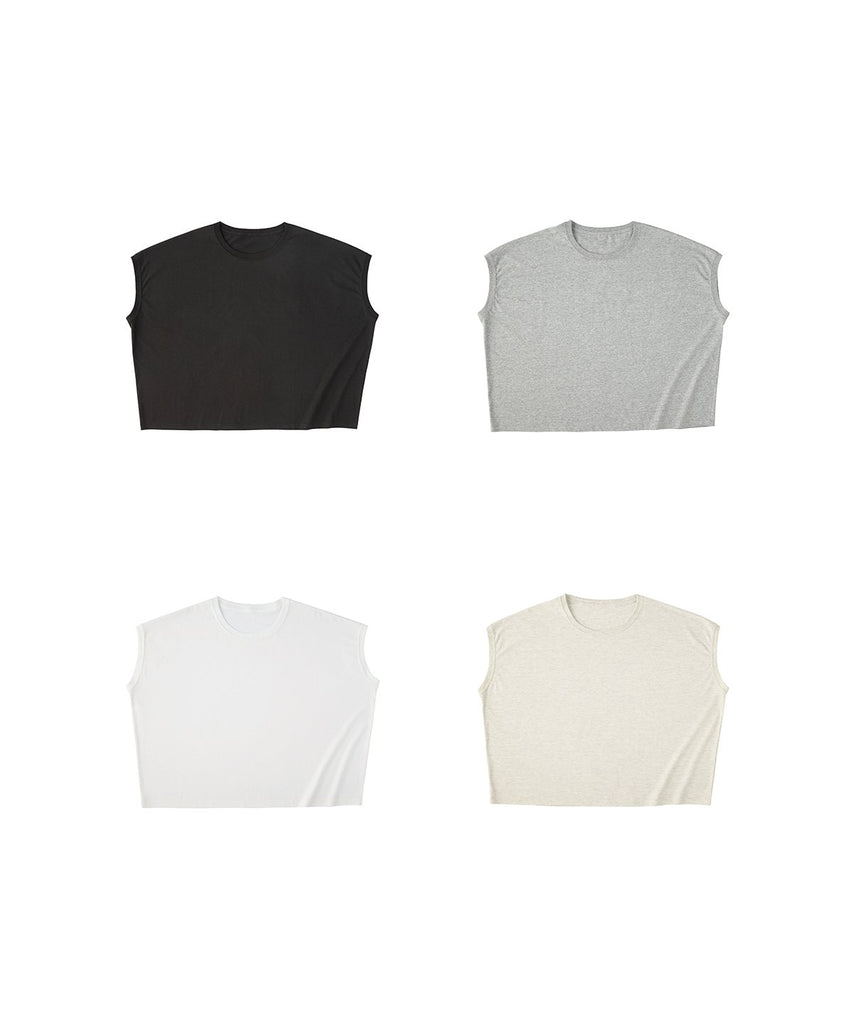 WNS-807 スリーフﾞレスワイトﾞTシャツ